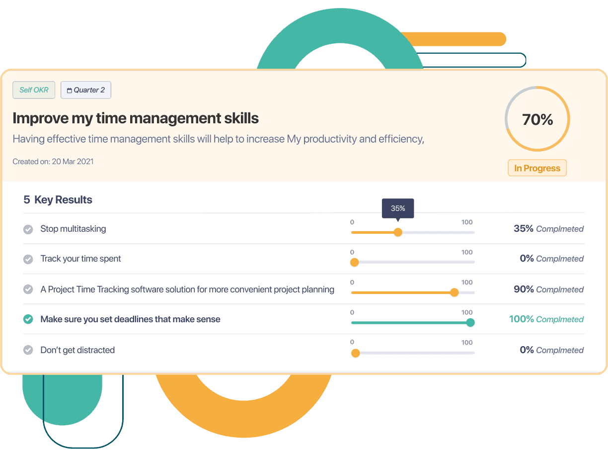 By tracking progress, you create a sense of incremental accomplishment.